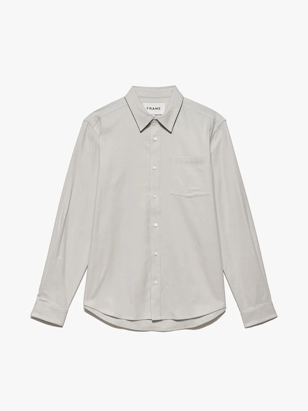 Brushed Cotton Shirt -- Oatmeal sold by Frame Denim