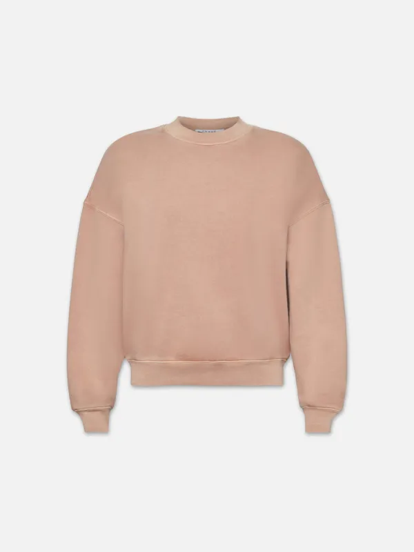 Classic Crew Sweatshirt -- Blush sold by Frame Denim