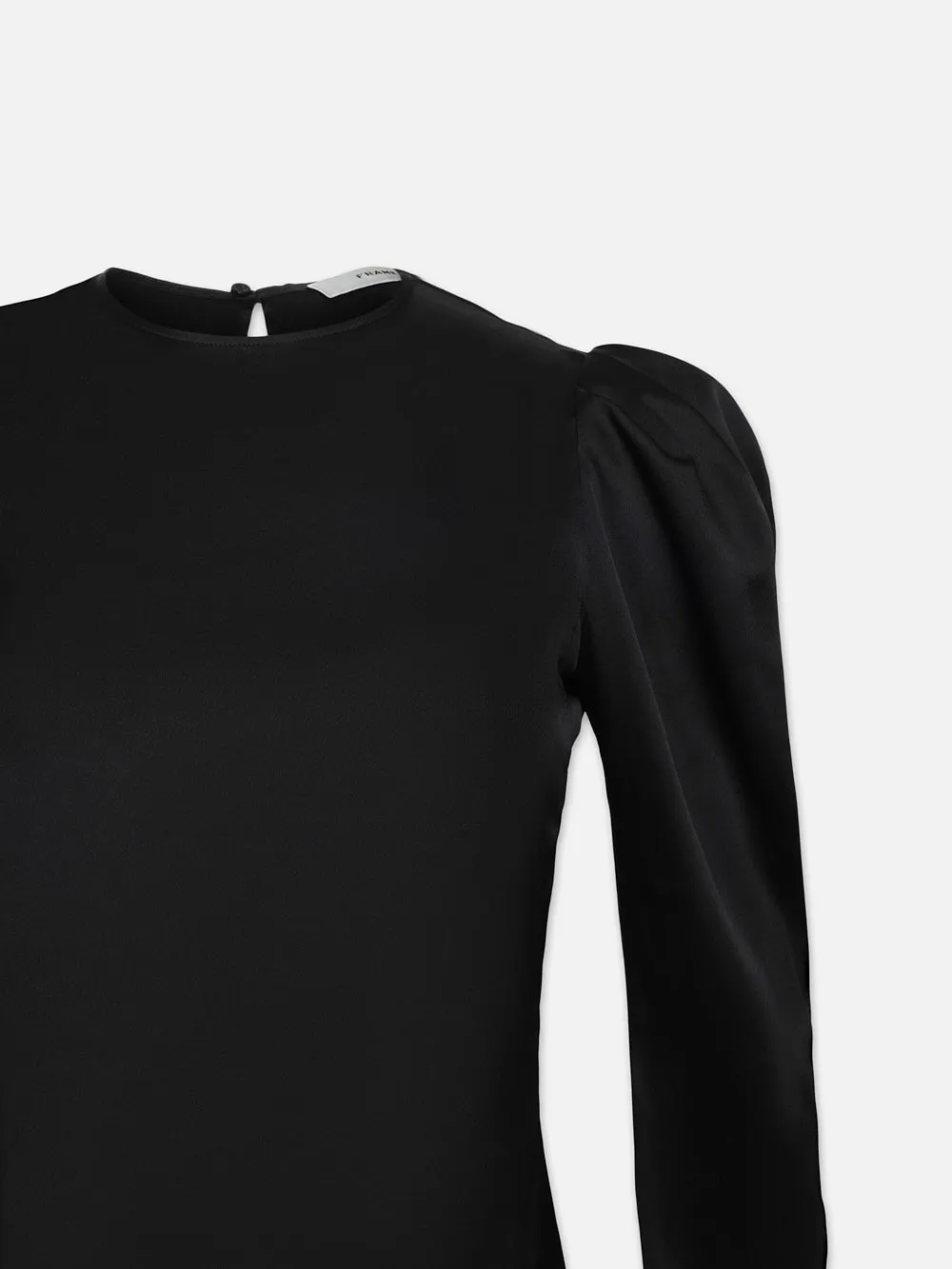 Draped Femme Blouse -- Black sold by Frame Denim product image thumbnail 2
