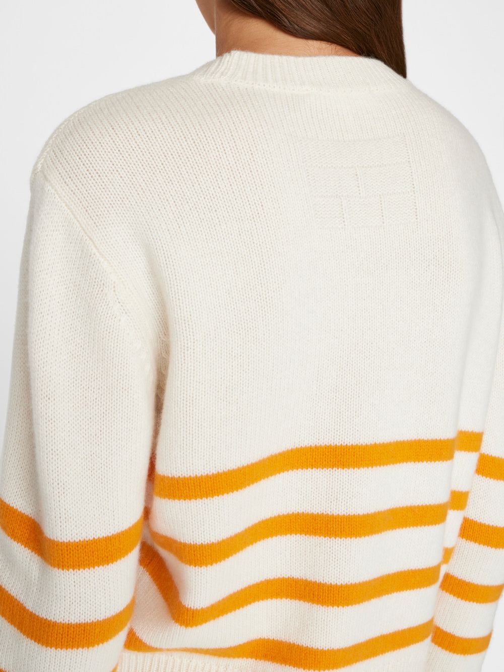 Cashmere Clean Crew -- Nectarine Multi sold by Frame Denim product image thumbnail 3