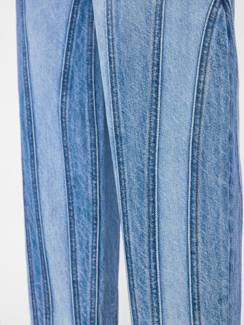 Warped Stripe Barrel -- Indigo Curves sold by Frame Denim product image thumbnail 5