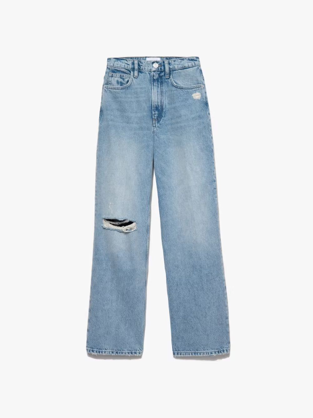 Le High 'N' Tight Wide Leg -- Bilson Rips sold by Frame Denim
