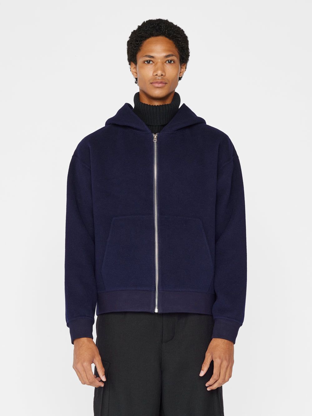 Double Face Wool Jacket -- Navy sold by Frame Denim product image thumbnail 2