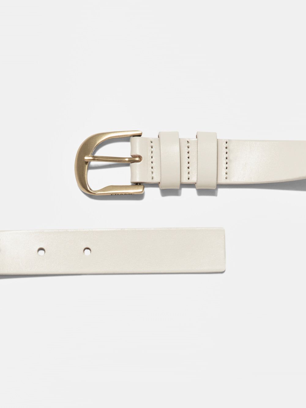 Twist Buckle Belt -- Bone sold by Frame Denim product image thumbnail 2