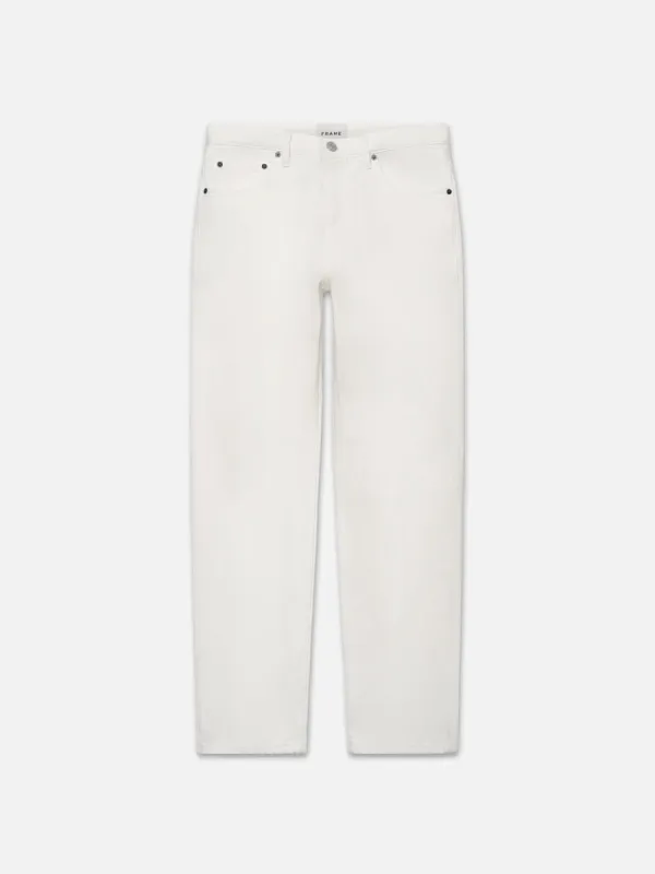 The Straight Jean -- Off White made by Frame Denim