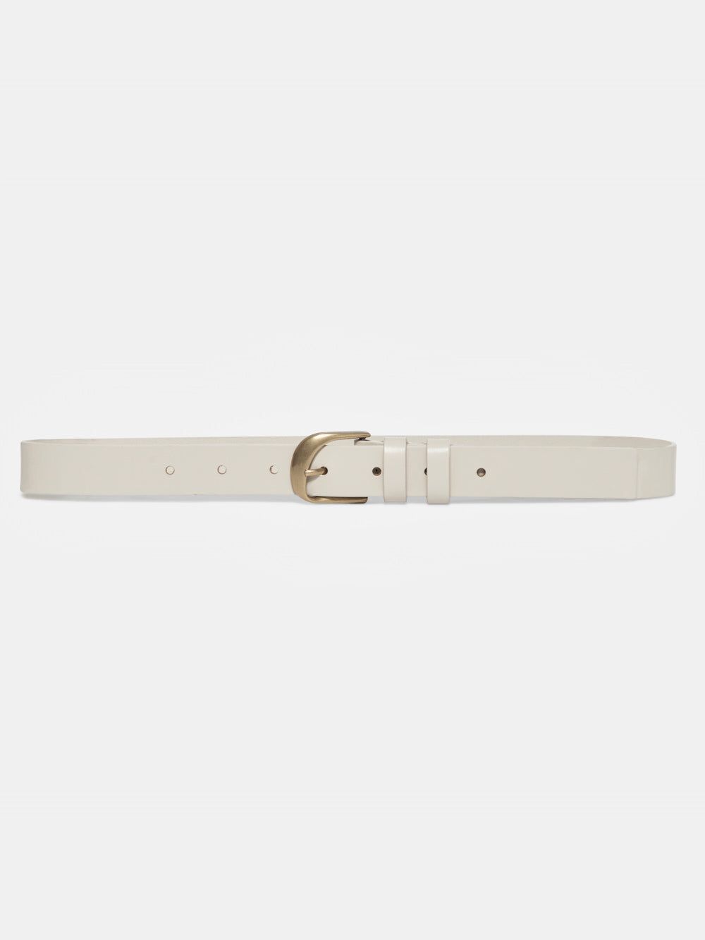 Twist Buckle Belt -- Bone sold by Frame Denim