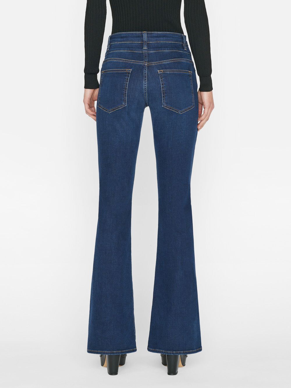 Double Waist Band High Flare -- Majesty sold by Frame Denim product image thumbnail 7