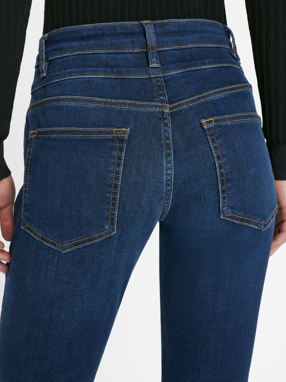 Double Waist Band High Flare -- Majesty sold by Frame Denim product image thumbnail 4