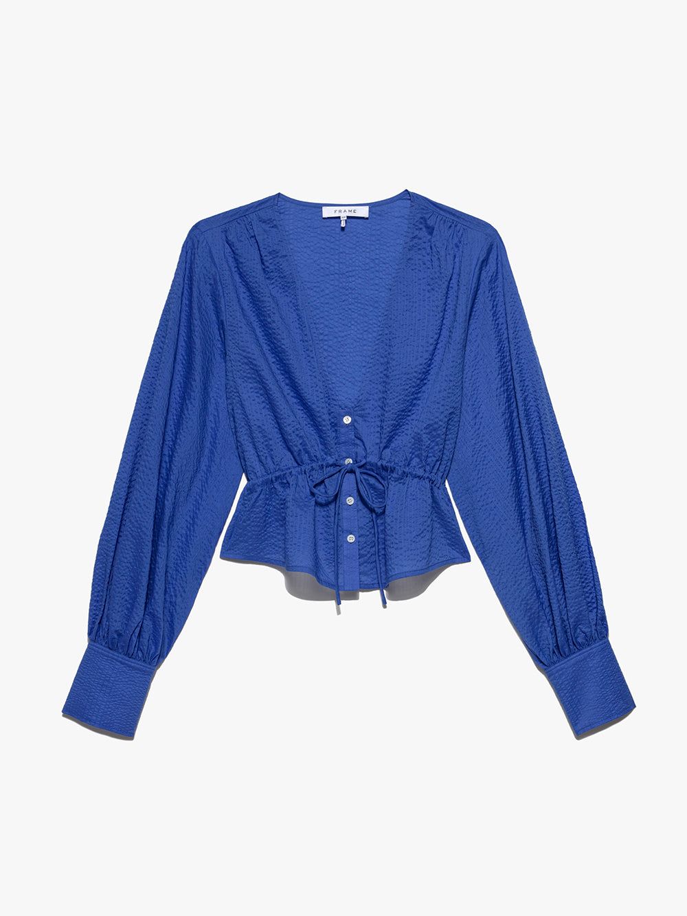 Empire Blouse -- Cornflower Blue sold by Frame Denim product image thumbnail 7