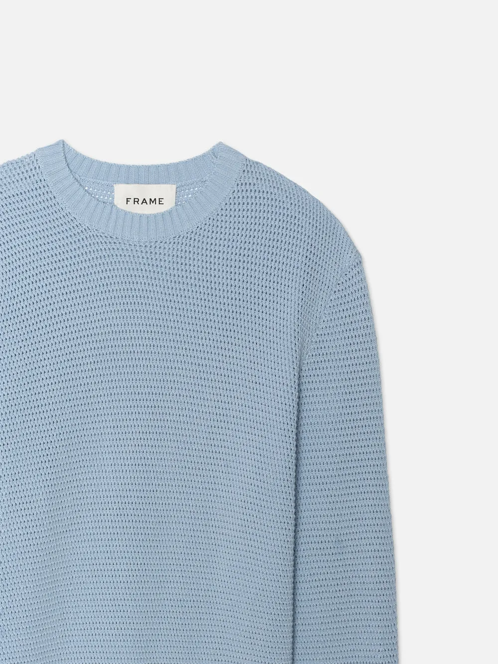Cotton Blend Sweater -- Light Blue sold by Frame Denim product image thumbnail 2