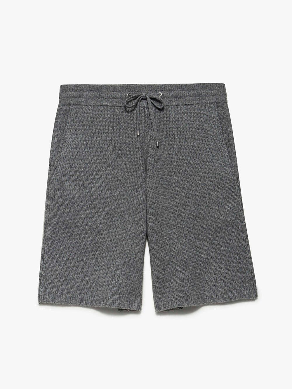 Heavyweight Cashmere Short -- Warm Grey sold by Frame Denim
