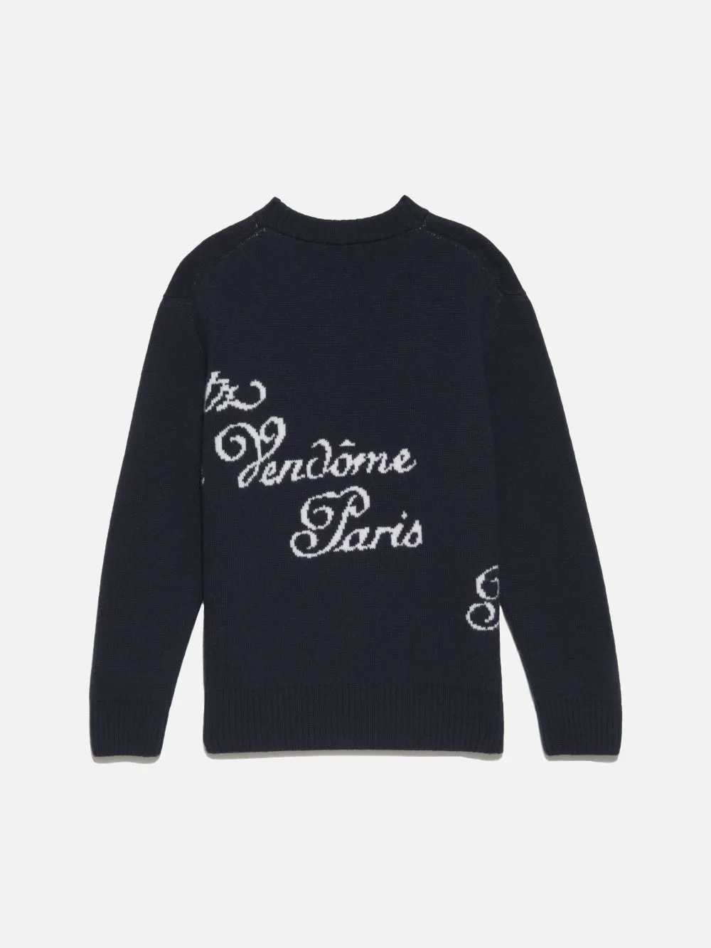 Ritz Mens Crew Sweater -- Navy Multi sold by Frame Denim product image thumbnail 2