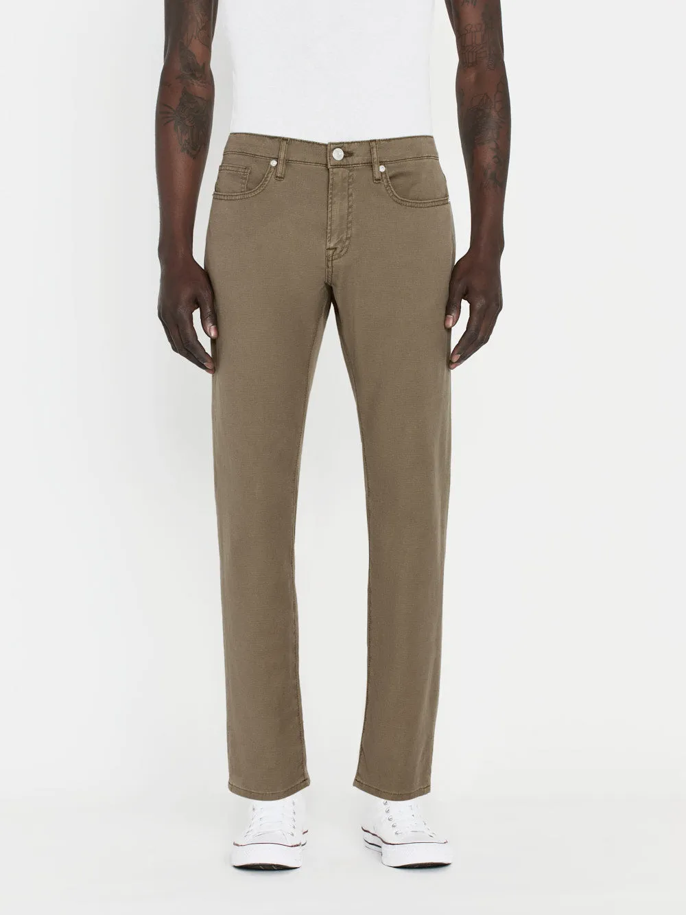 L'Homme Slim Lightweight Twill -- Garage Dry Sage sold by Frame Denim product image thumbnail 2