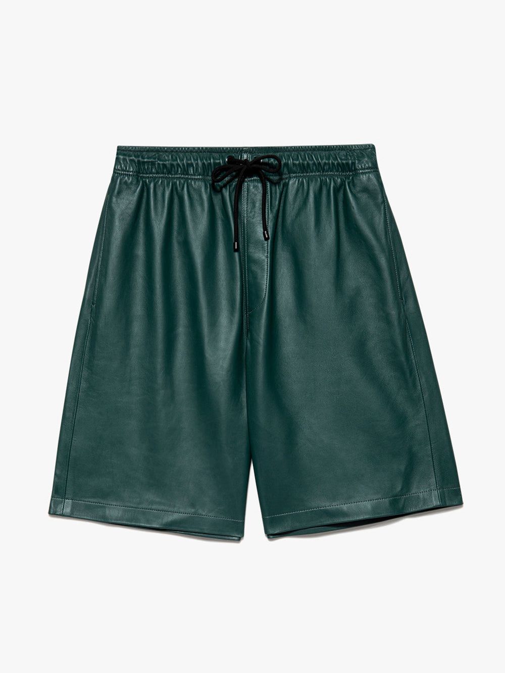 Leather Short -- Dark Green sold by Frame Denim