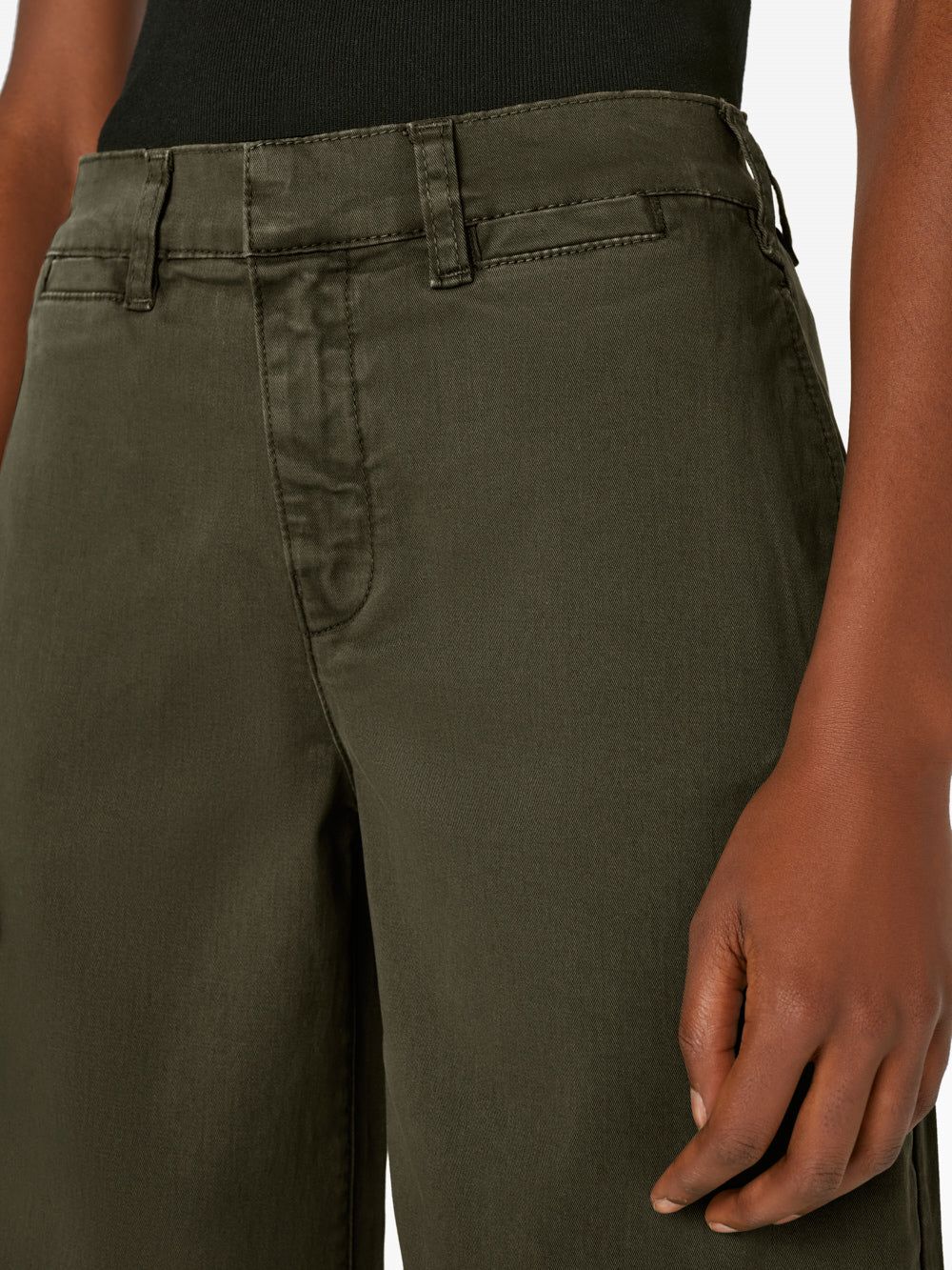 Wide Leg Tomboy Trouser -- Washed Fatigue sold by Frame Denim product image thumbnail 5