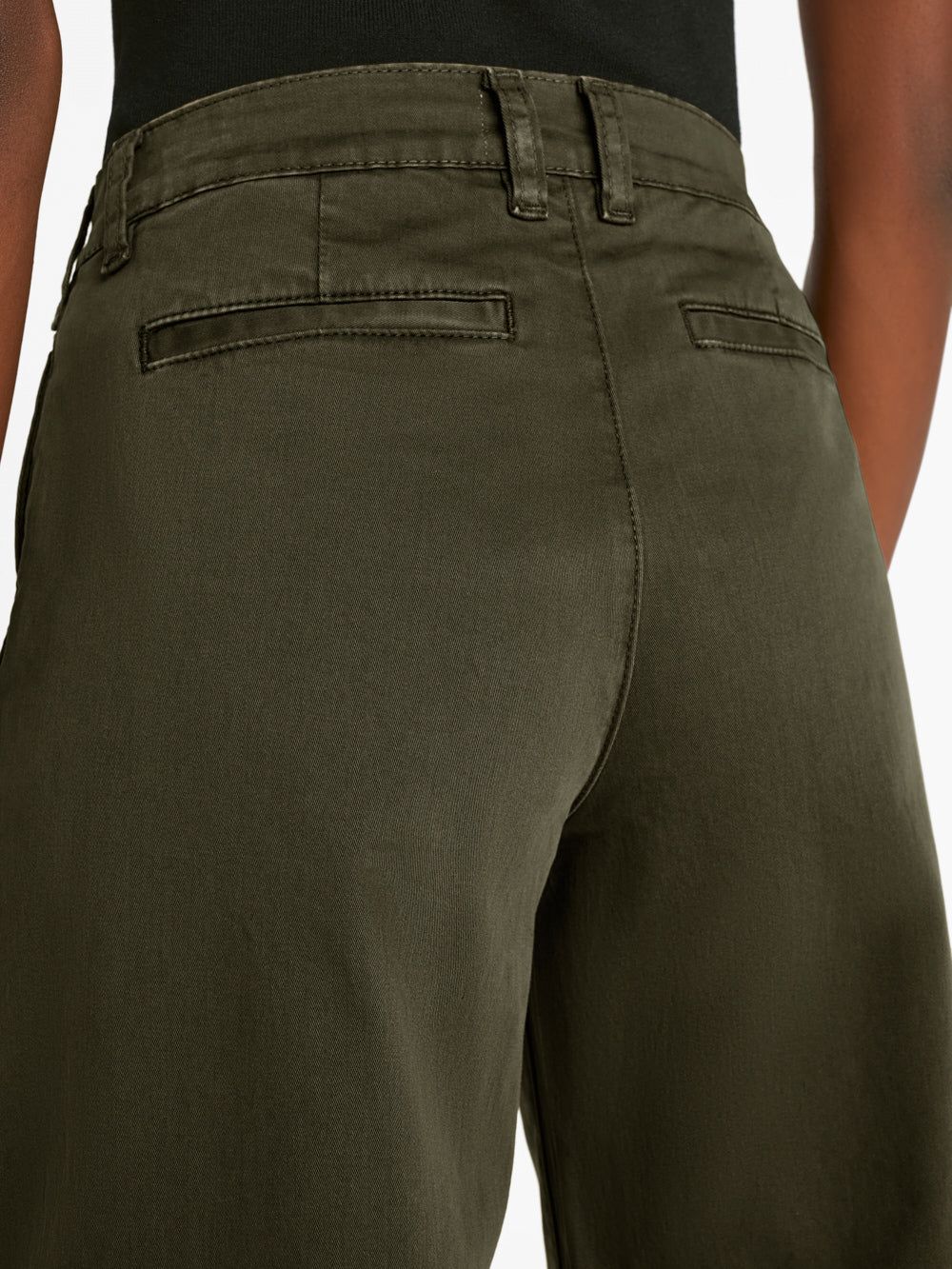 Wide Leg Tomboy Trouser -- Washed Fatigue sold by Frame Denim product image thumbnail 6