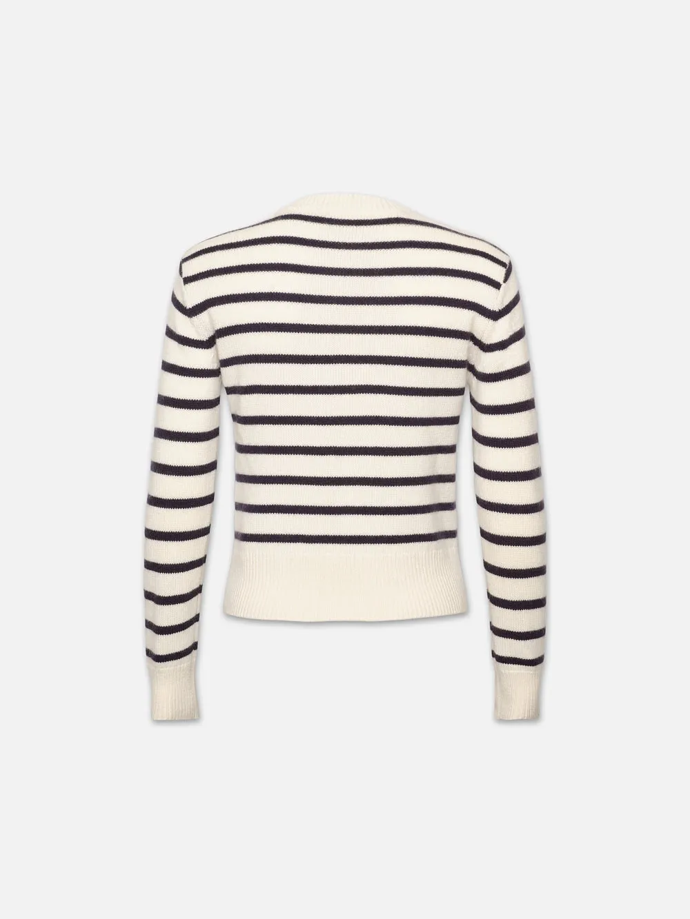 Cashmere Clean Crew -- Navy Multi sold by Frame Denim product image thumbnail 5