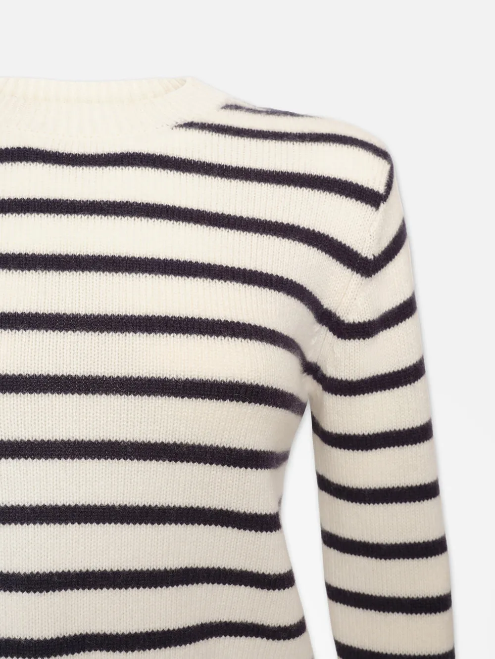 Cashmere Clean Crew -- Navy Multi sold by Frame Denim product image thumbnail 4