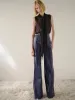 Sleeveless Bow Blouse -- Black sold by Frame Denim