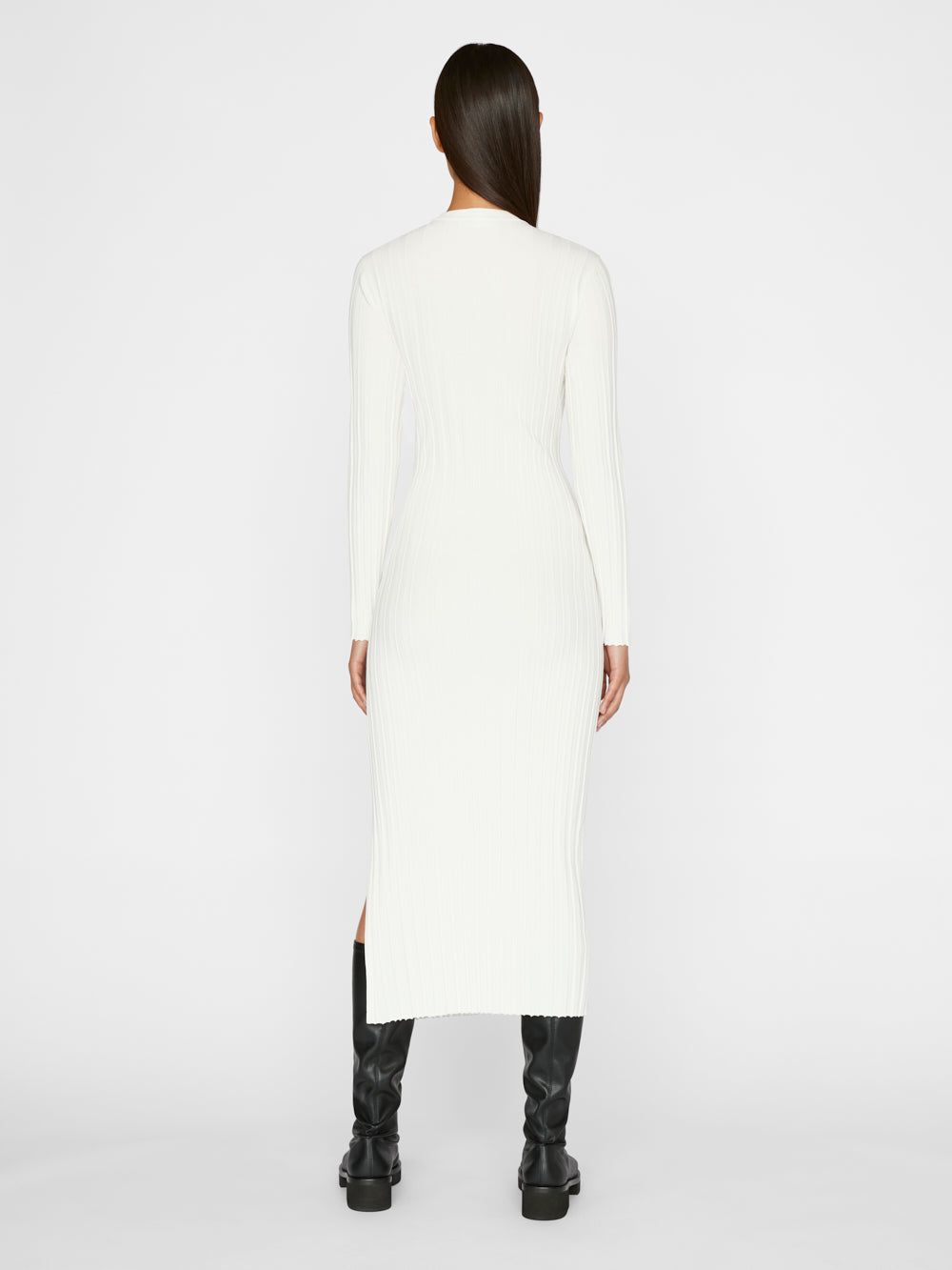 Ribbed Sweater Dress -- Off White sold by Frame Denim product image thumbnail 6