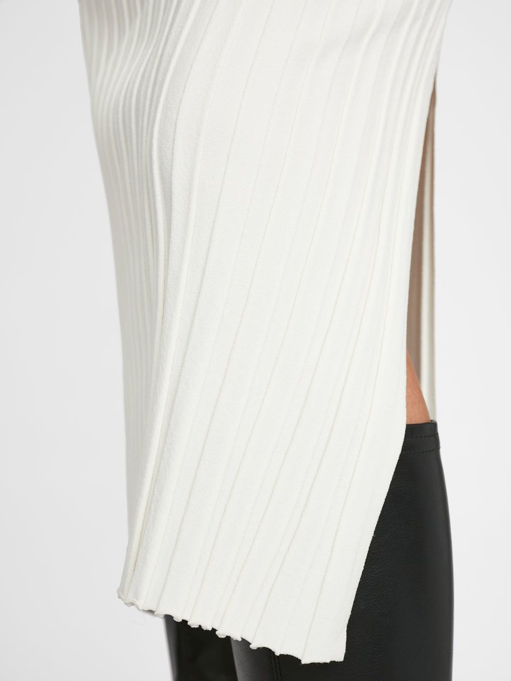 Ribbed Sweater Dress -- Off White sold by Frame Denim product image thumbnail 4