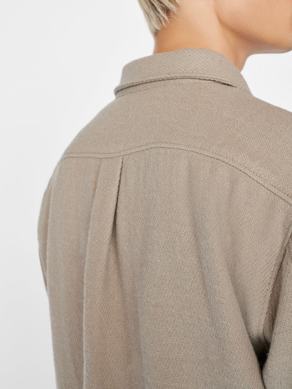 Textured Overshirt -- Dove Grey sold by Frame Denim product image thumbnail 4