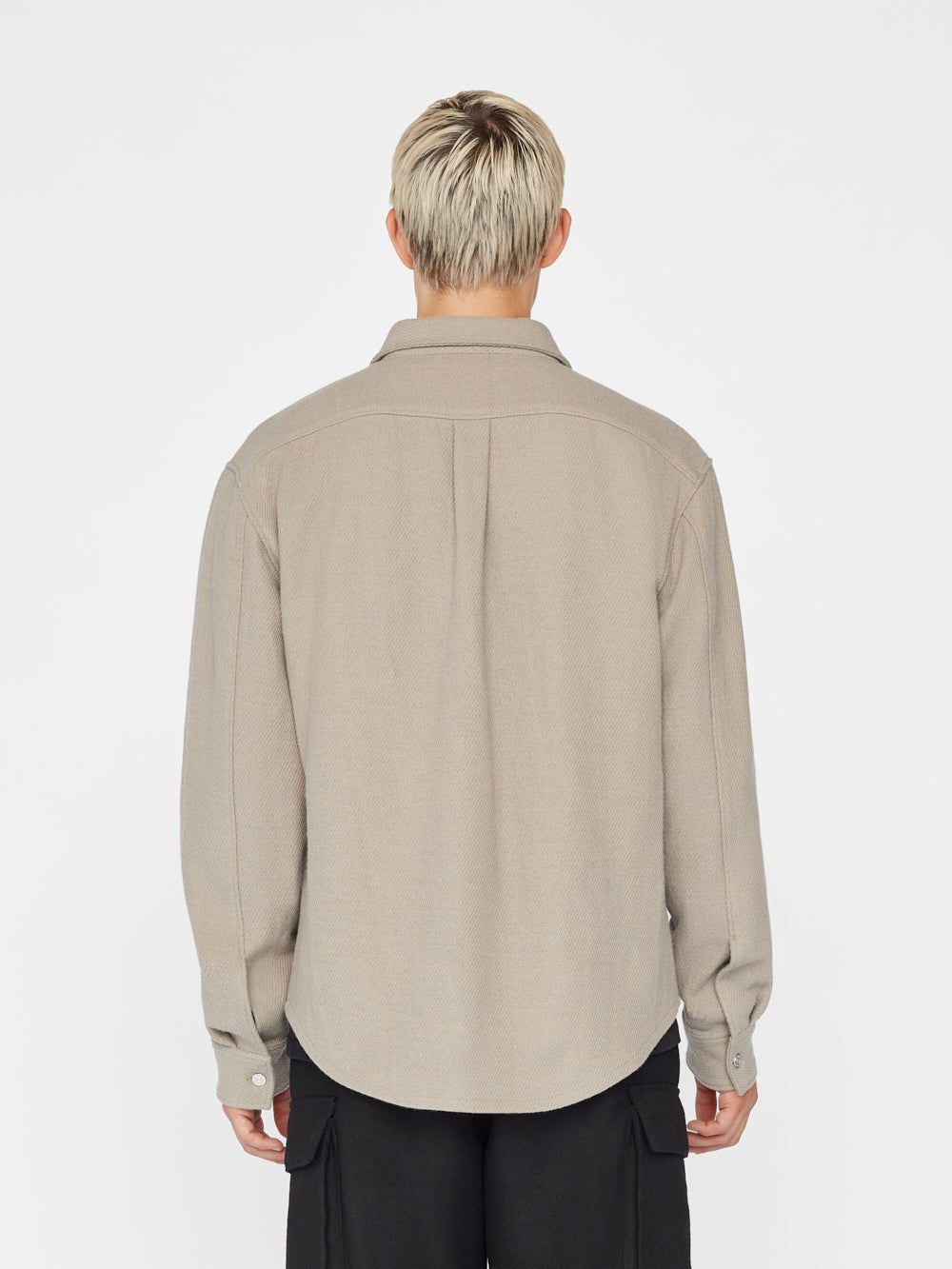 Textured Overshirt -- Dove Grey sold by Frame Denim product image thumbnail 8