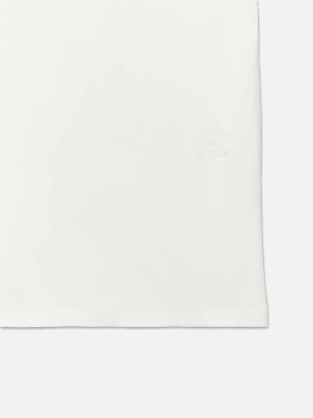 Duo Fold Tee -- White sold by Frame Denim product image thumbnail 2