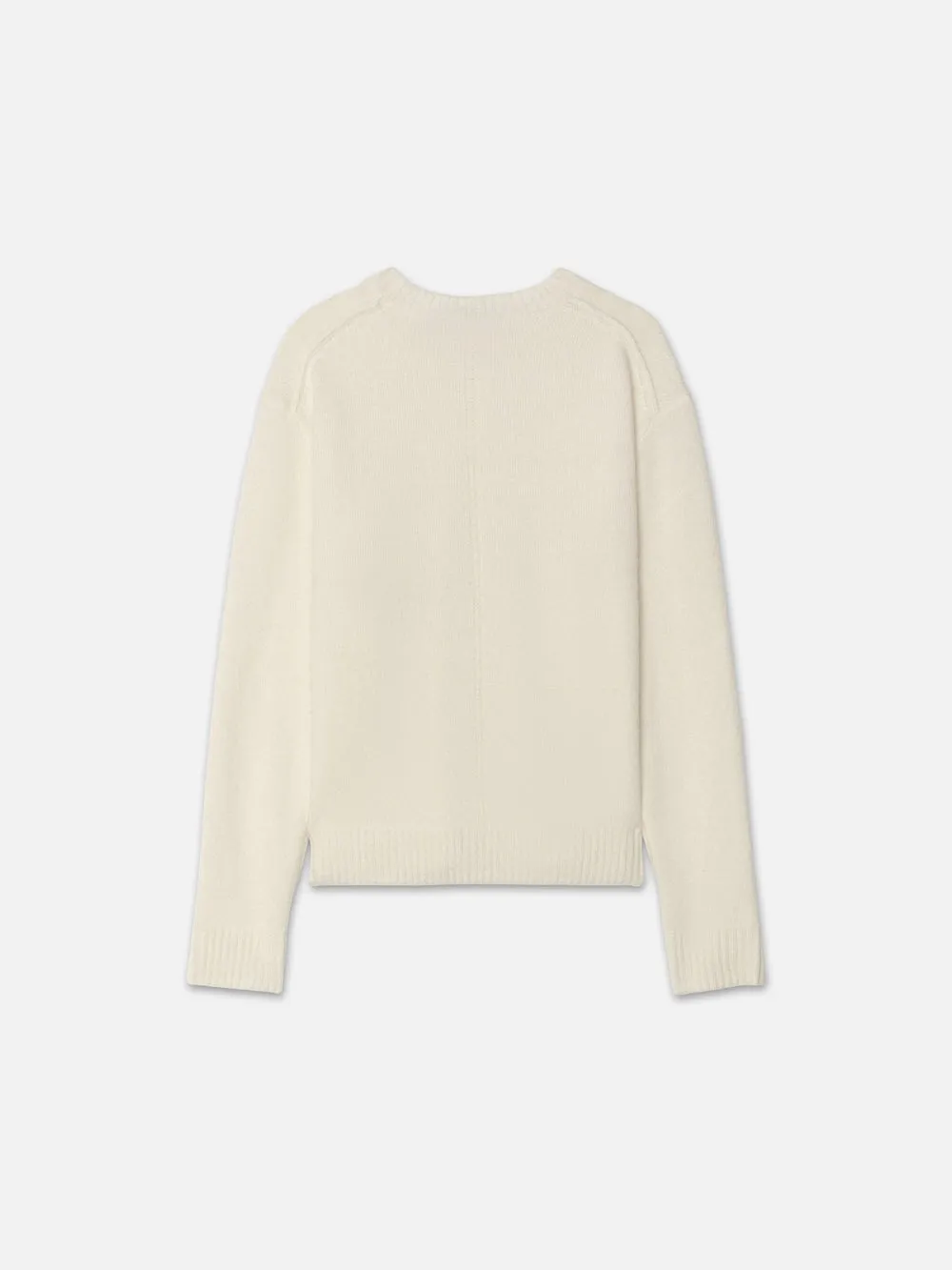 Lightweight Cashmere Silk Sweater -- Vanilla sold by Frame Denim product image thumbnail 3