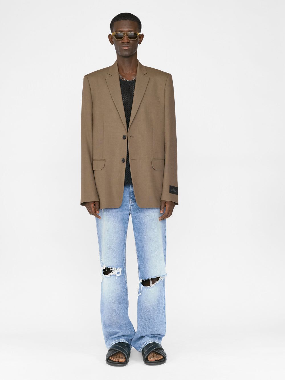 Vintage Jacket -- Taupe sold by Frame Denim