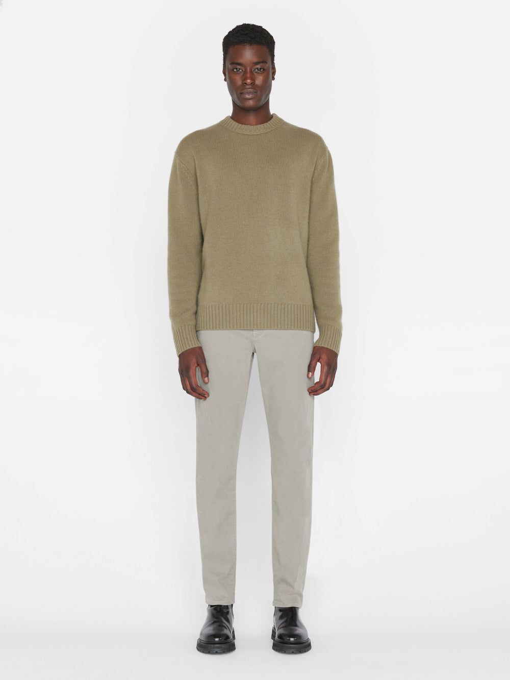 L'Homme Slim Brushed Twill -- Grey Green sold by Frame Denim product image thumbnail 2