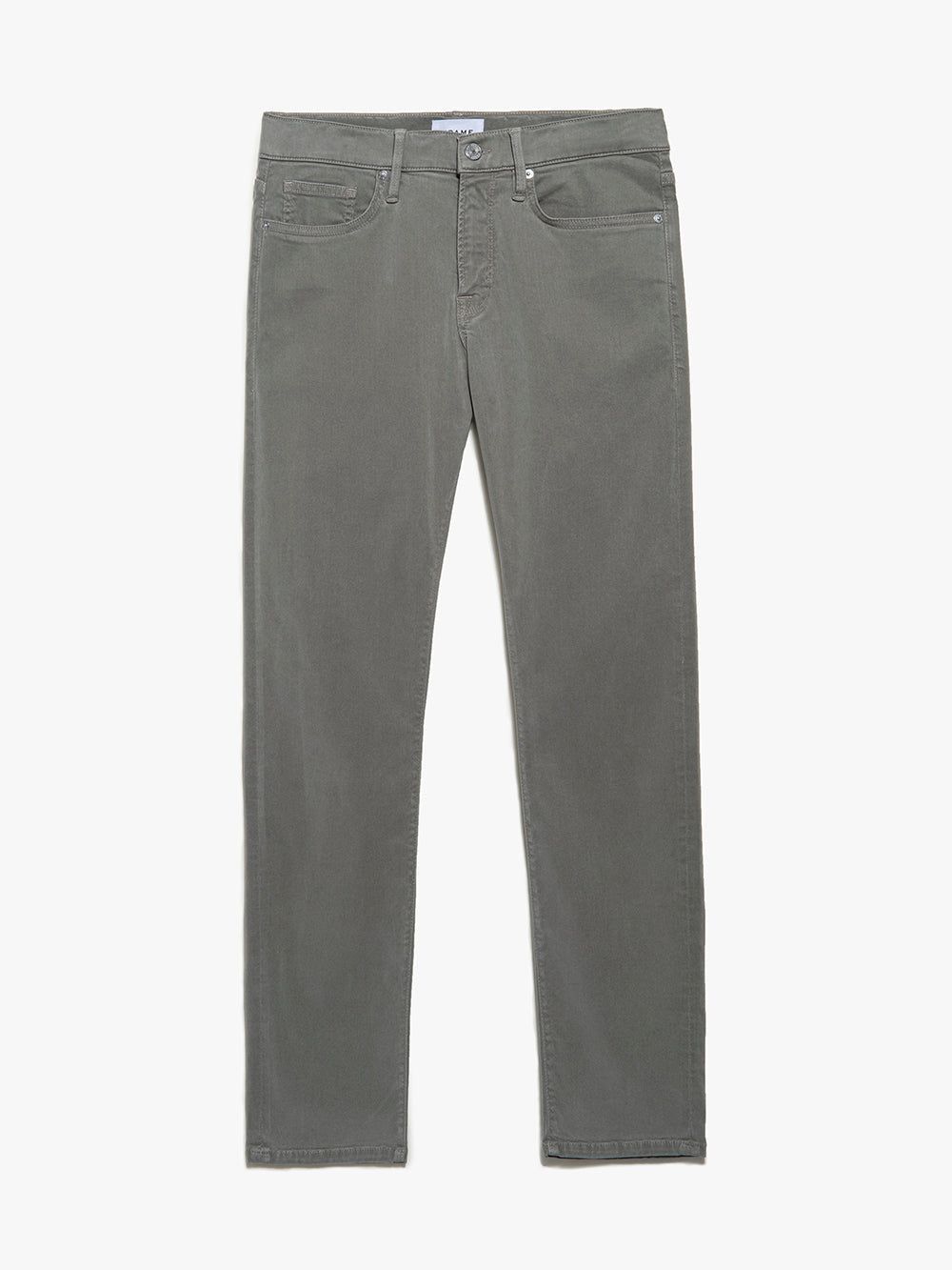 L'Homme Slim Brushed Twill -- Grey Green sold by Frame Denim