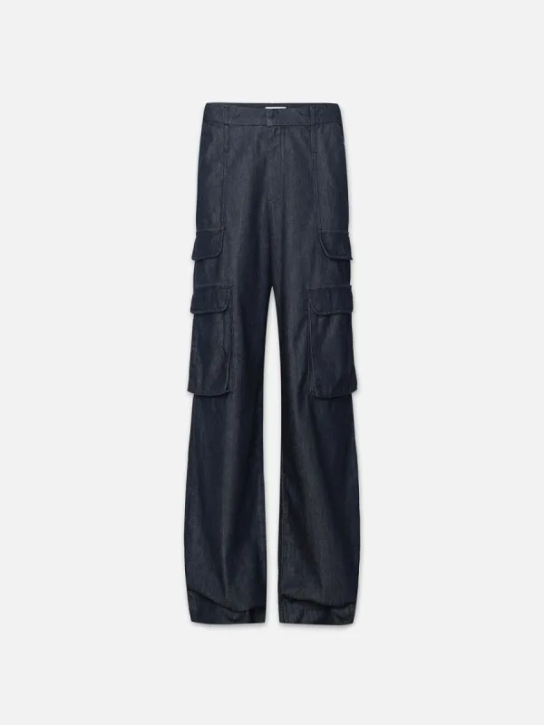Relaxed Straight Cargo -- Rinse sold by Frame Denim