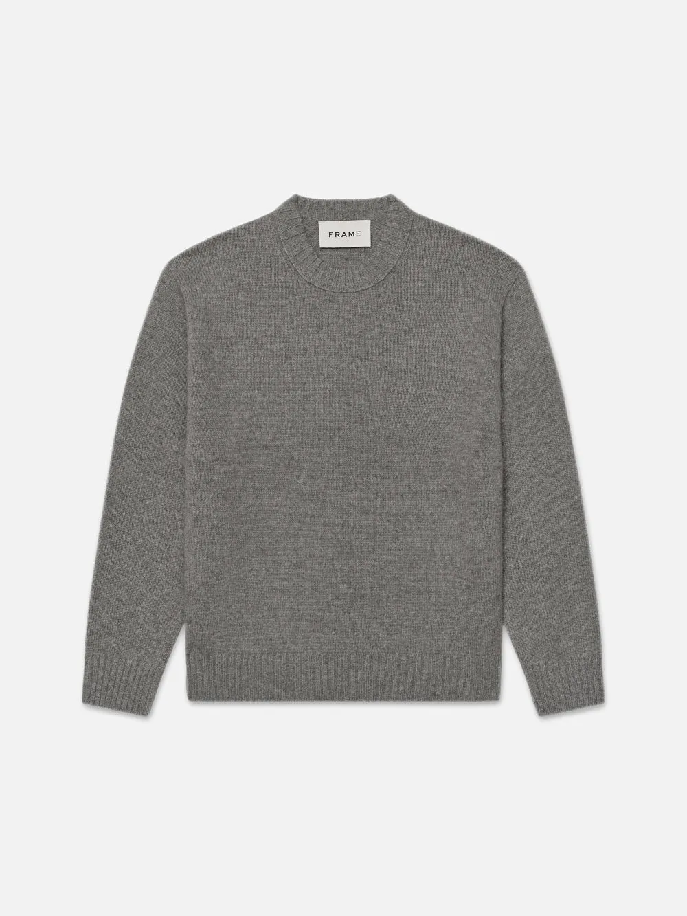 Cashmere Crewneck Sweater -- Gris sold by Frame Denim