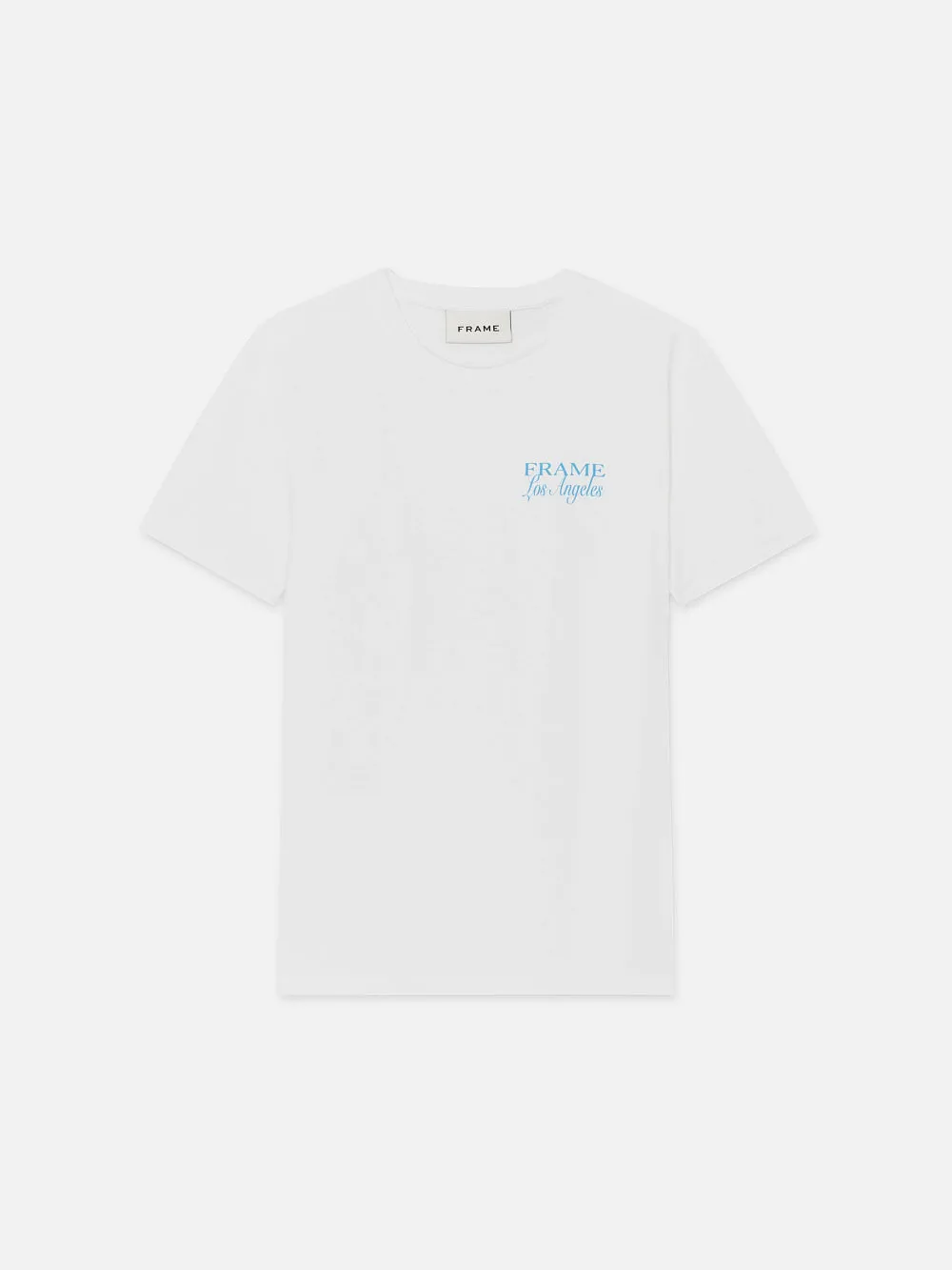 FRAME LA Logo Tee -- White sold by Frame Denim