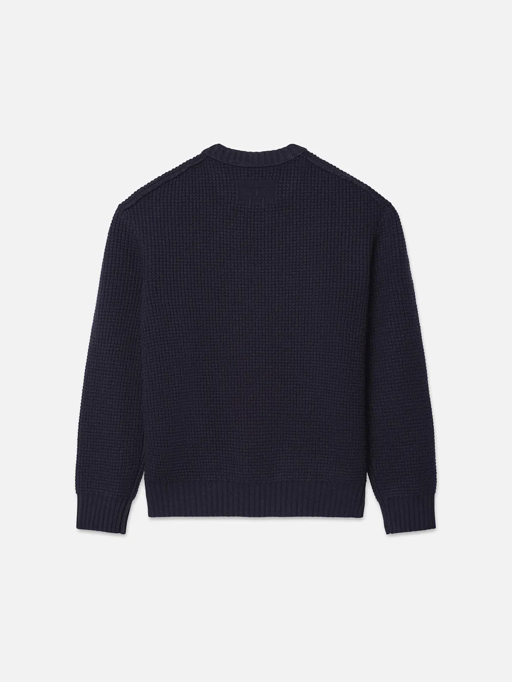 Wool Crewneck Sweater -- Navy sold by Frame Denim product image thumbnail 3