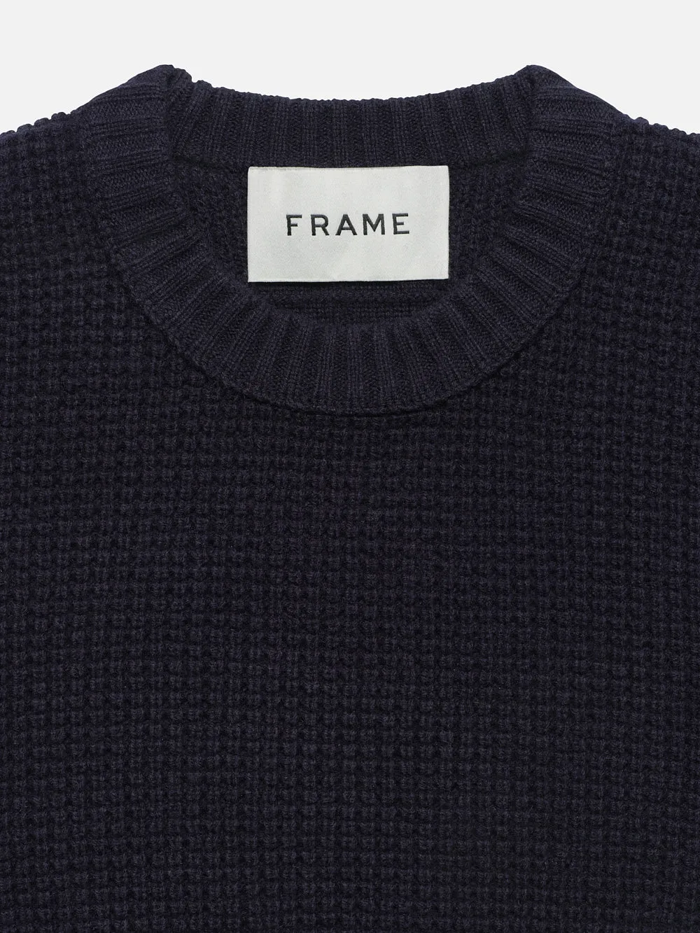 Wool Crewneck Sweater -- Navy sold by Frame Denim product image thumbnail 2