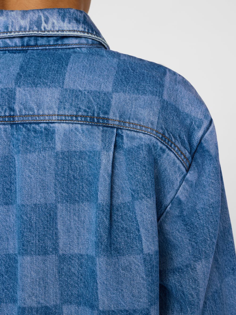 Oversized Shirt -- Indigo Check sold by Frame Denim product image thumbnail 5