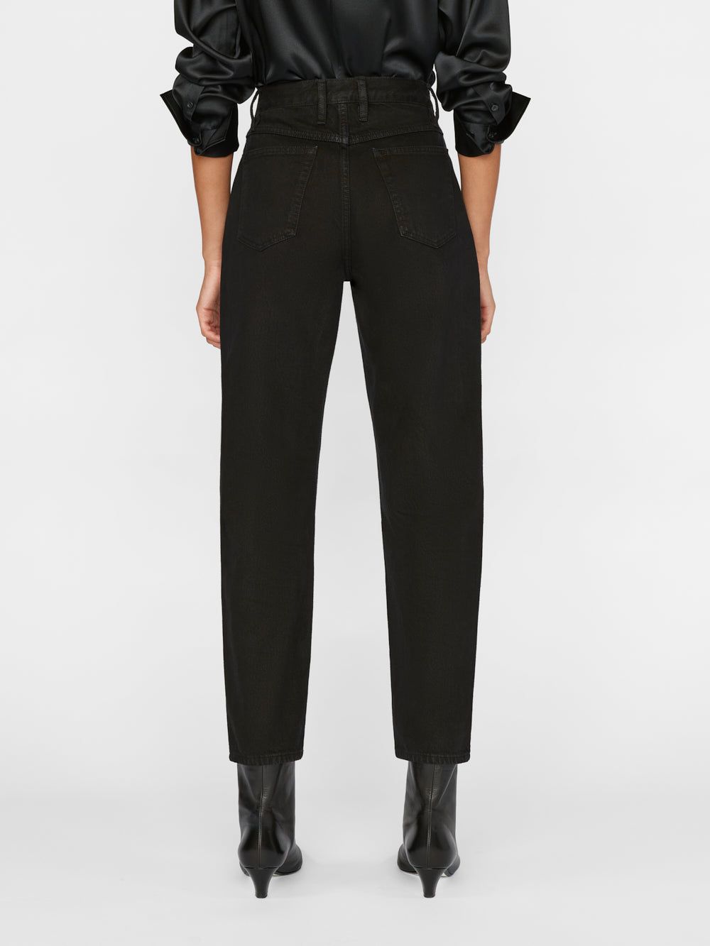 Le High 'N' Tight Straight Zip -- Film Noir sold by Frame Denim product image thumbnail 6