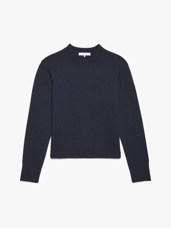 Cashmere Clean Crew -- Navy sold by Frame Denim