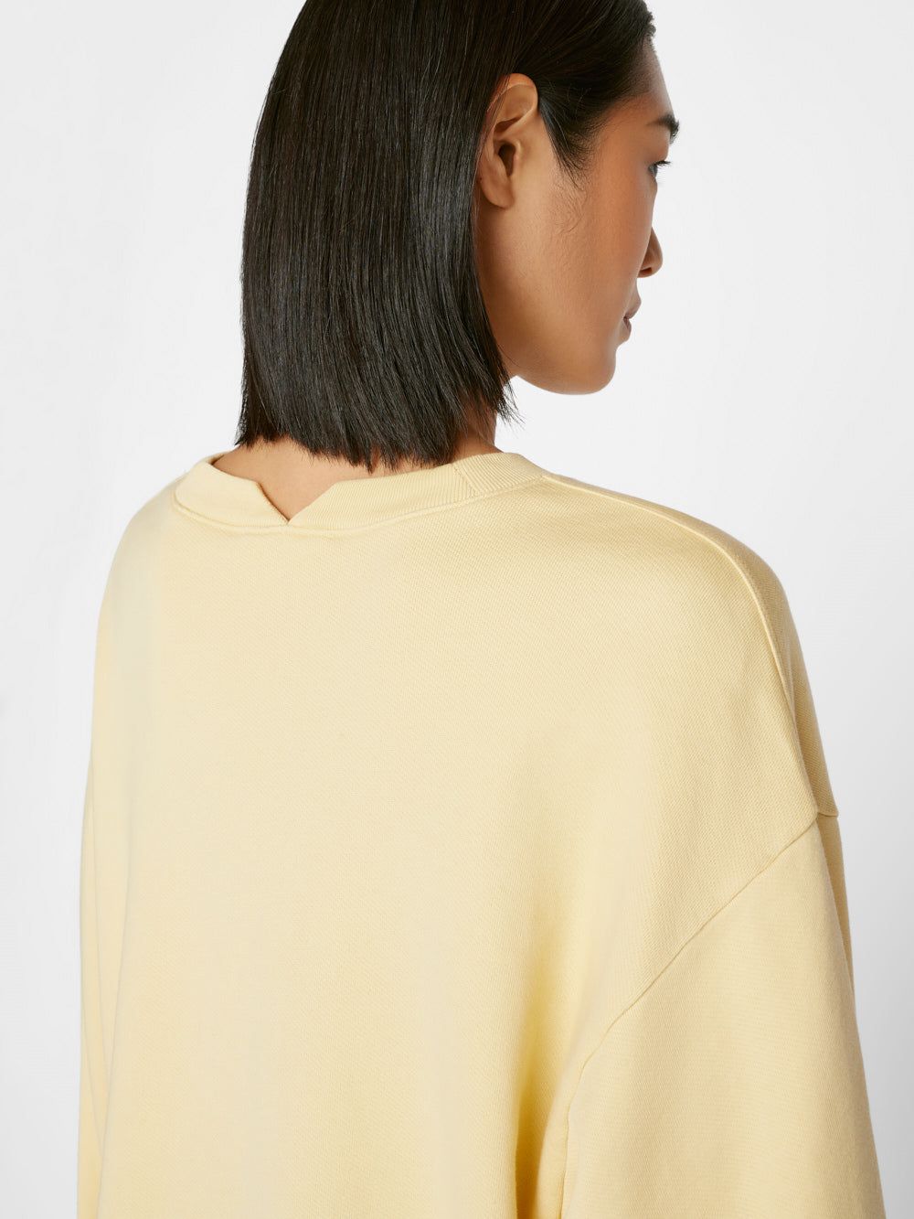 Easy Shirttail Sweatshirt -- Butter sold by Frame Denim product image thumbnail 3