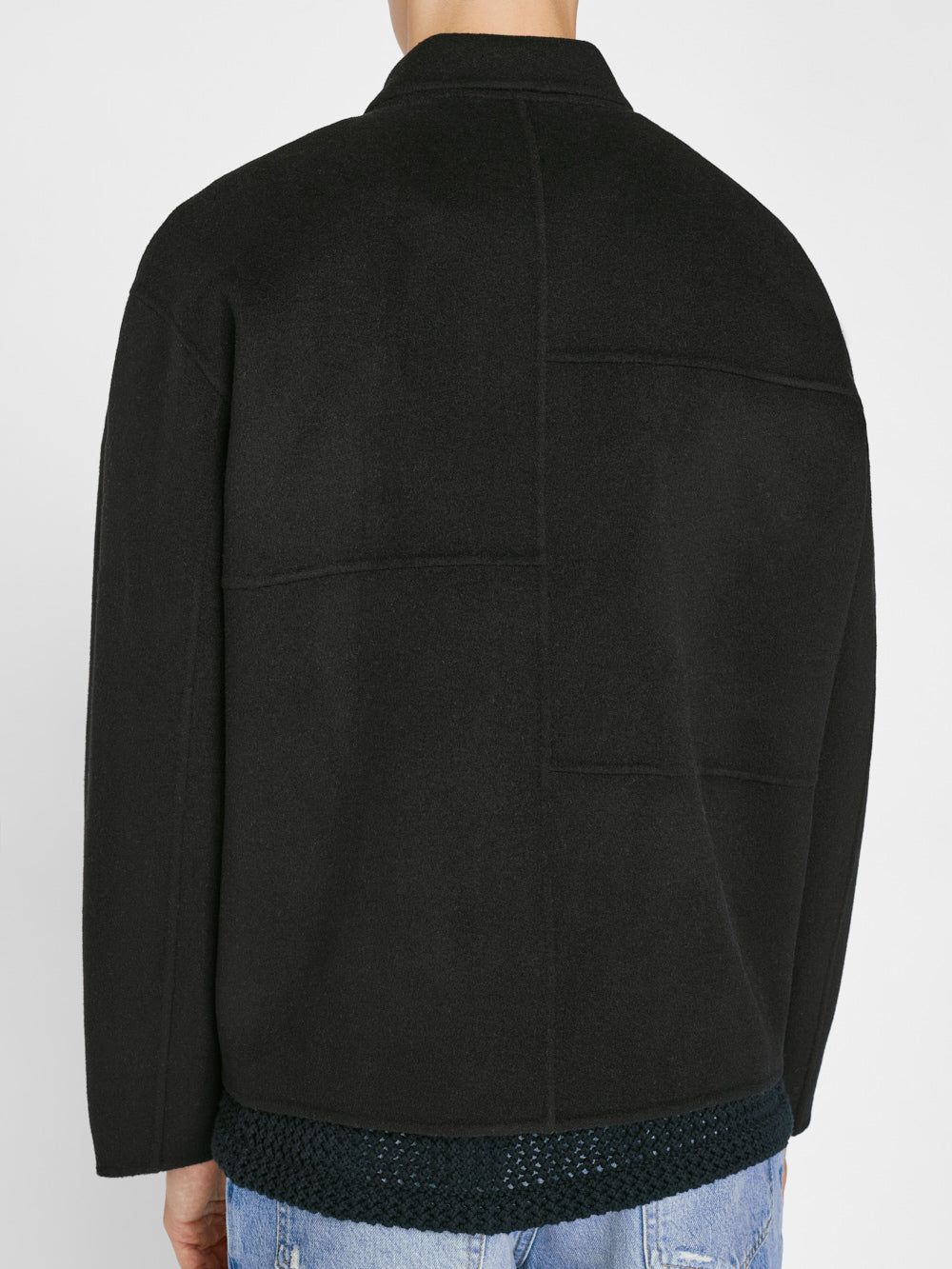Double Face Blouson Jacket -- Noir sold by Frame Denim product image thumbnail 5