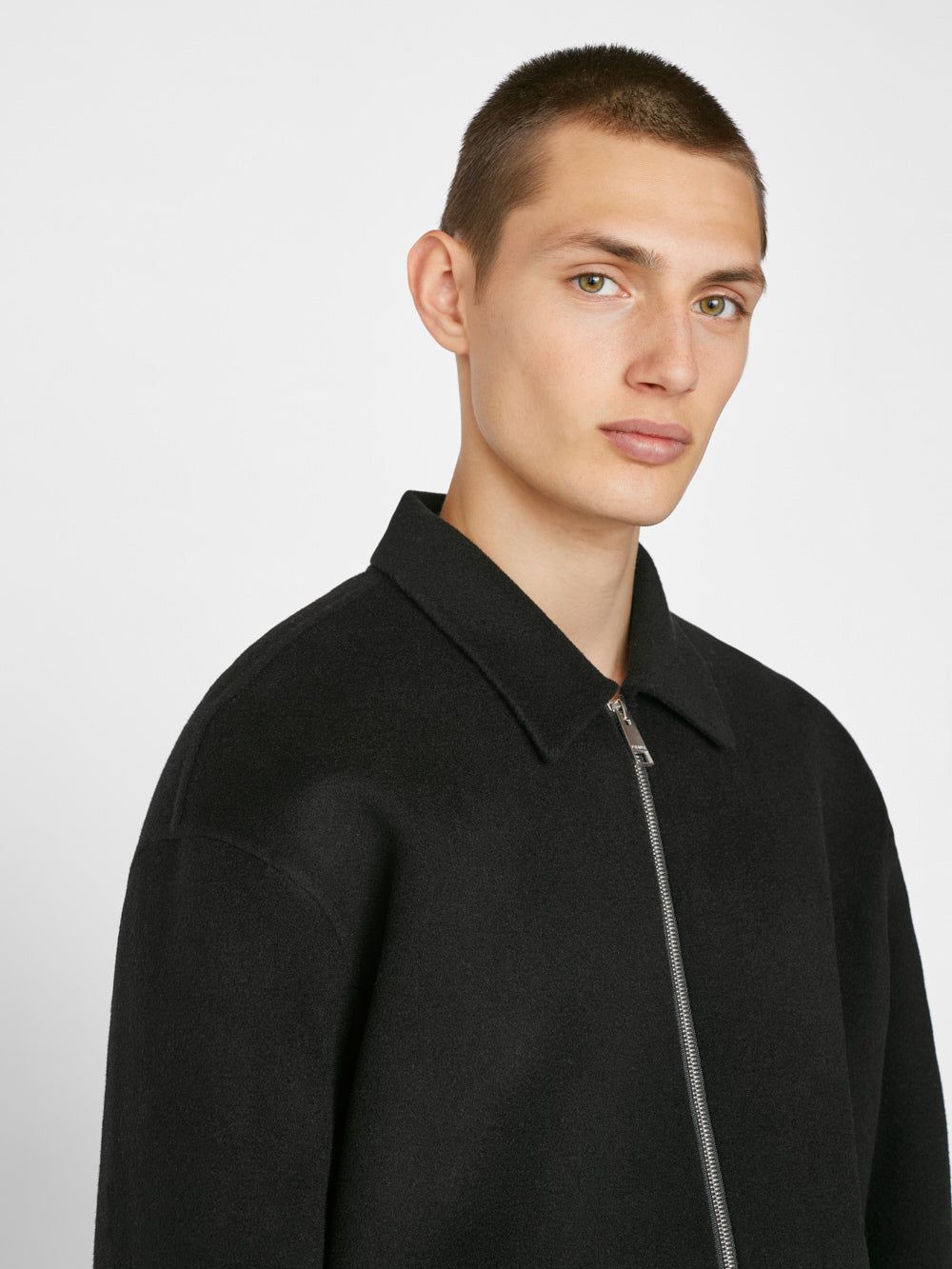 Double Face Blouson Jacket -- Noir sold by Frame Denim product image thumbnail 4