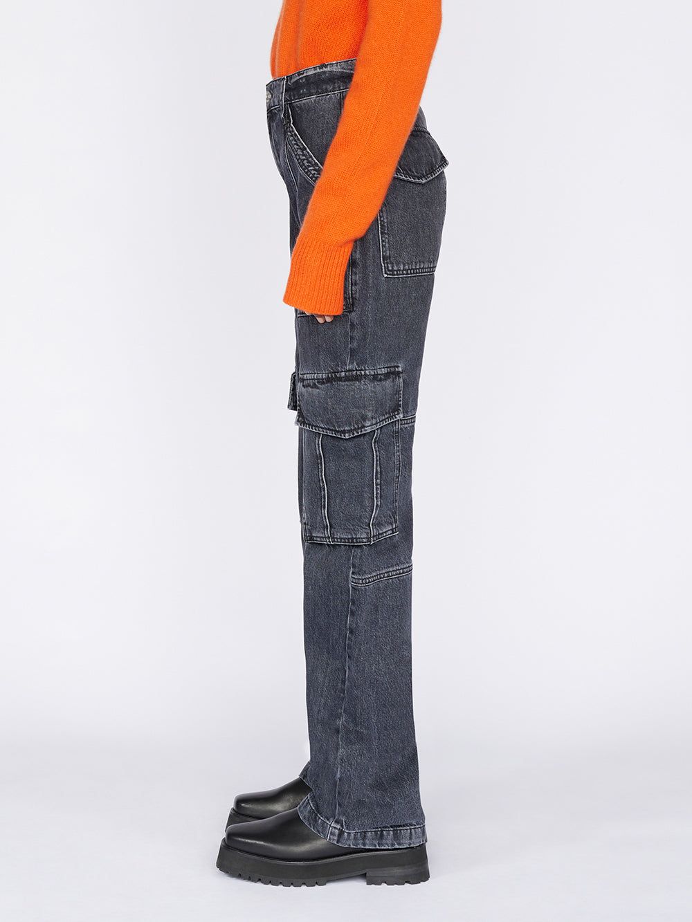 High Rise Utility Straight Leg -- Astray sold by Frame Denim product image thumbnail 4
