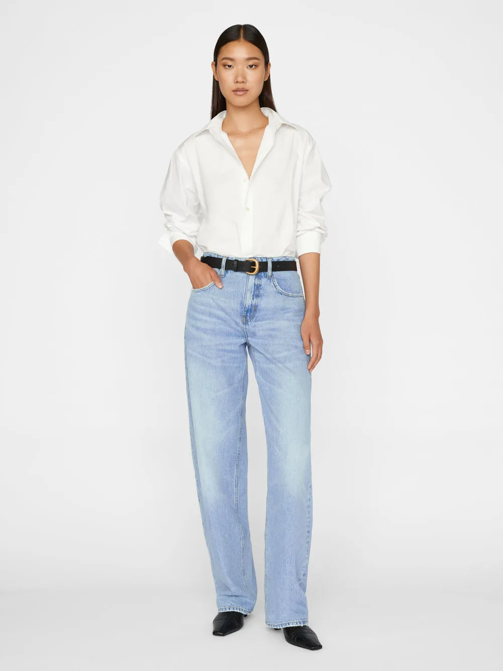 The Oversized Shirt -- Blanc sold by Frame Denim product image thumbnail 3