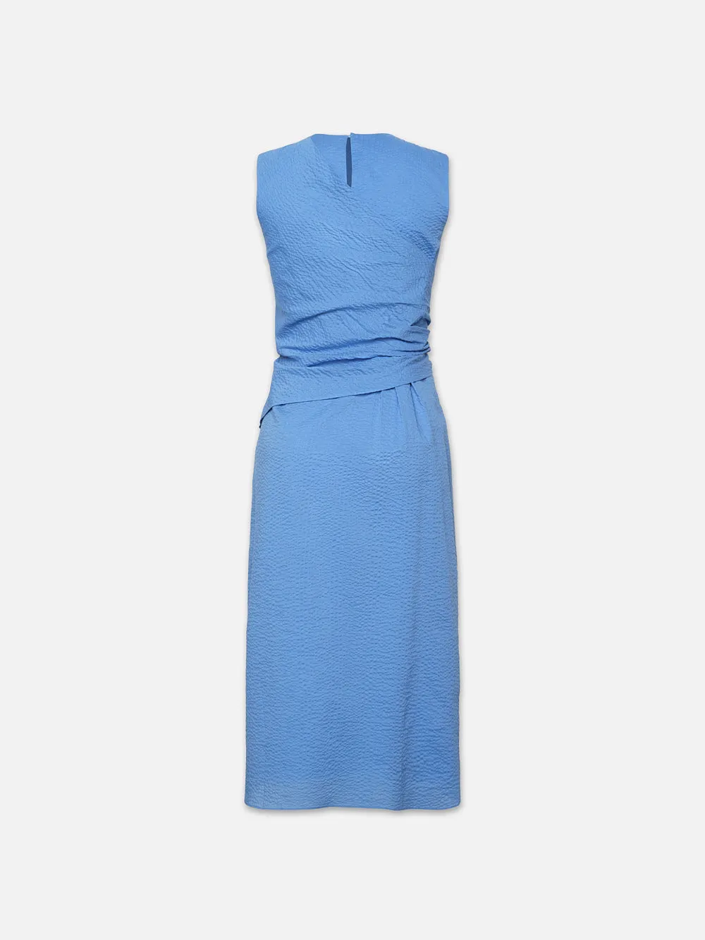 Ruched Sleeveless Midi Dress -- Coastal Blue sold by Frame Denim product image thumbnail 3