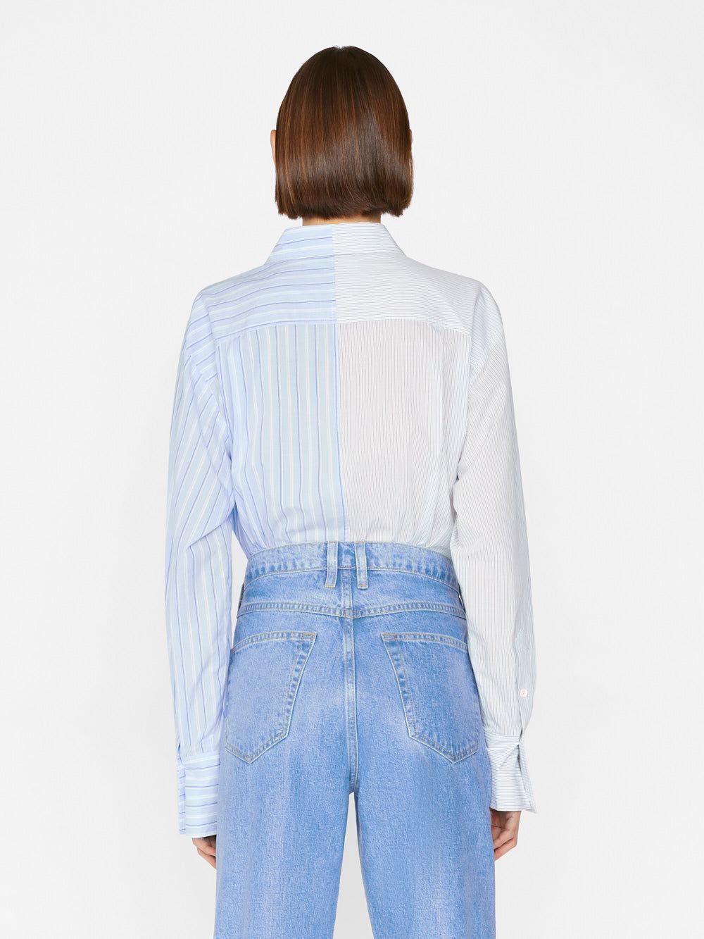 Le Mix Oversized Shirt -- Blanc Multi sold by Frame Denim product image thumbnail 11