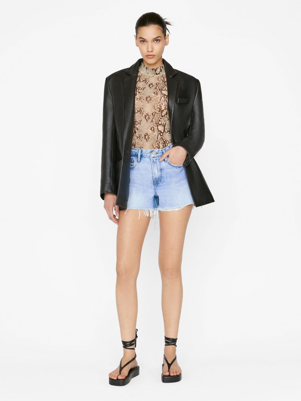 Le Brigette Short -- Rossum sold by Frame Denim product image thumbnail 3