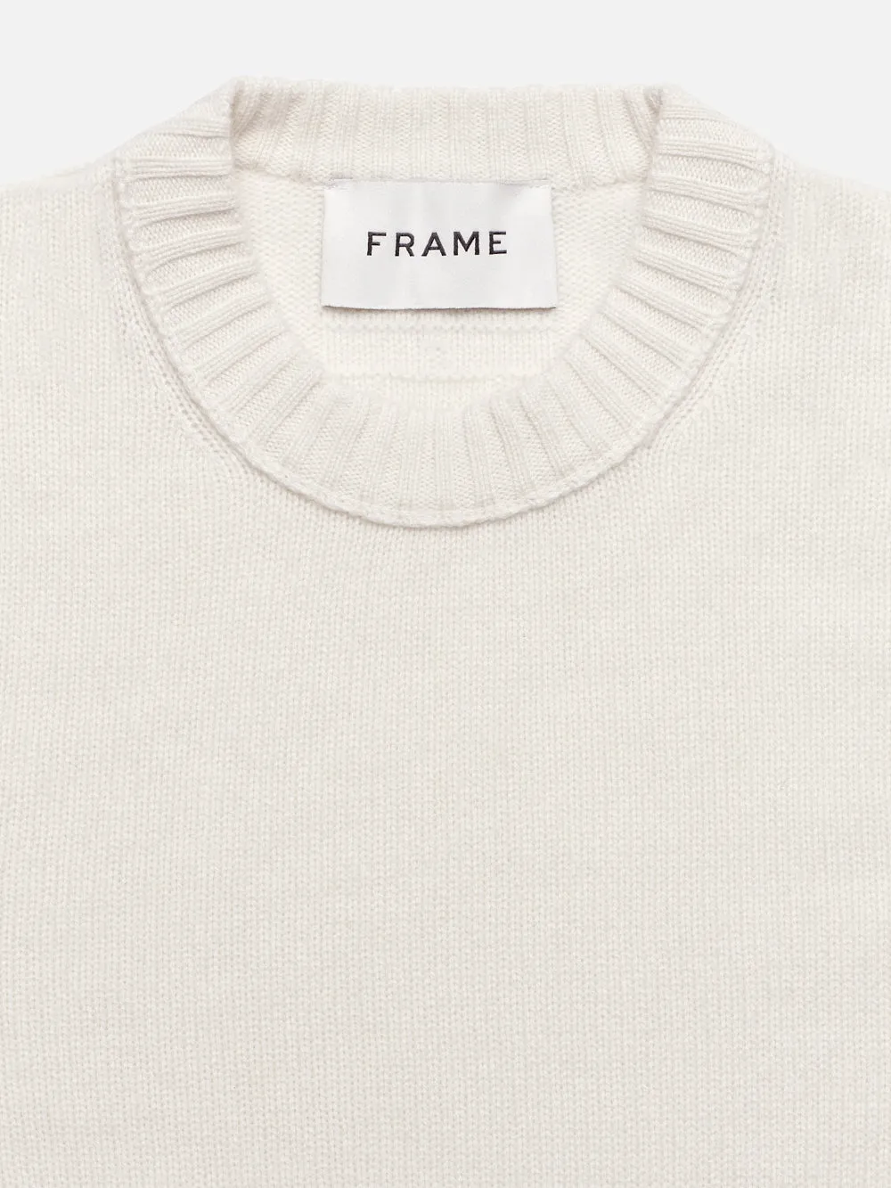 Cashmere Crewneck Sweater -- Cream sold by Frame Denim product image thumbnail 2