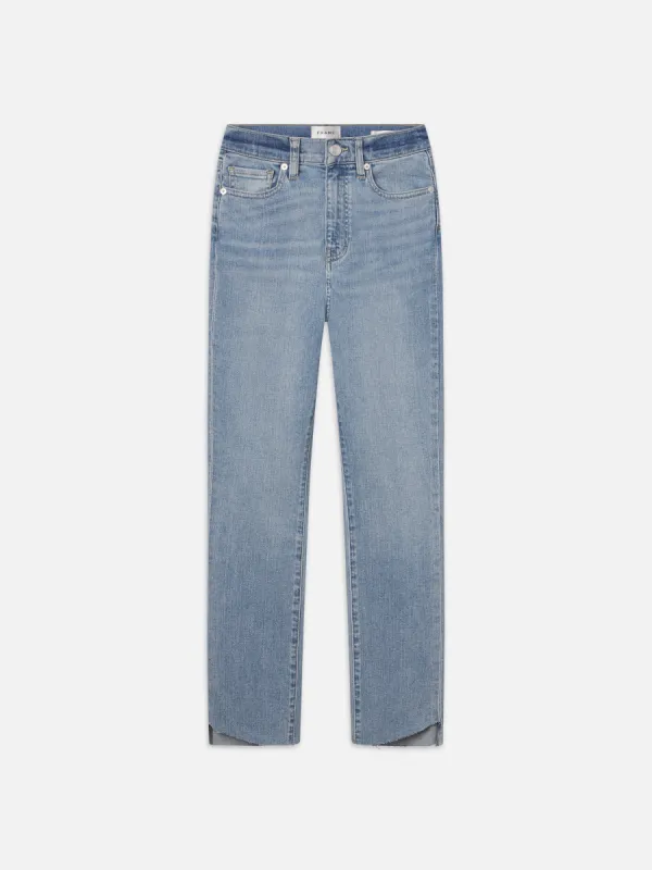 Le High Straight Cascade Hem -- Blue Springs sold by Frame Denim